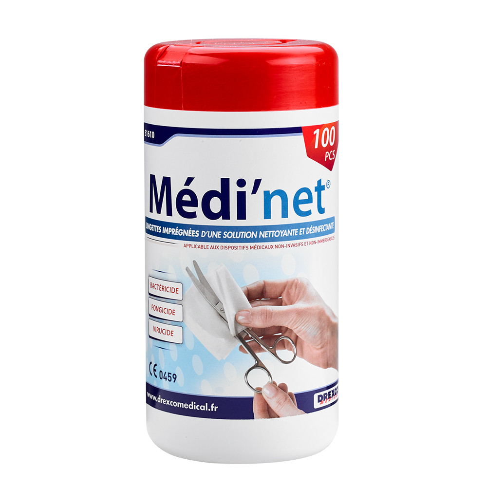 Lingettes désinfectantes DMsept' - sachet de 100 - Matériel médical